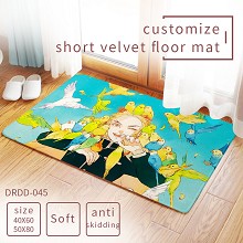 Demon Slayer anime customize short velvet floor mat