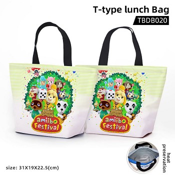 Animal Crossing game t-type lunch bag