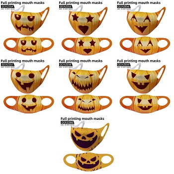 Halloween Pumpkin anime trendy mask face mask