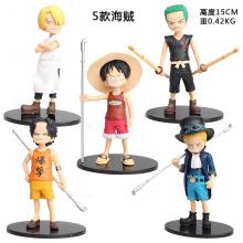 One piece anime figures set(5pcs a set)
