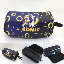 Sonic The Hedgehog game pen bag pencil bag
