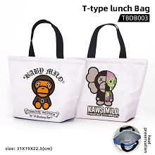 Bape anime t-type lunch bag