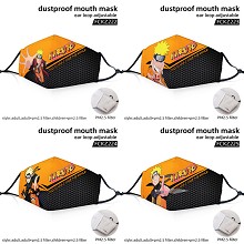 Naruto anime dustproof mouth mask trendy mask