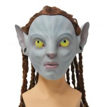 Avatar cosplay latex mask