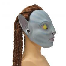Avatar cosplay latex mask