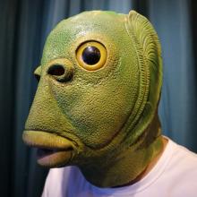 The animal fish cosplay latex mask