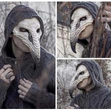 Plague Doctor cosplay latex mask