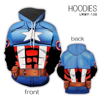 Captain America hoodies cloth