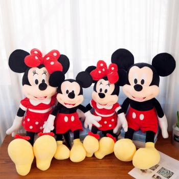 Mickey Minnie Mouse anime plush doll