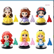 The Princess anime figures set(6pcs a set)no box