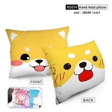 Corgi anime hand hold pillow