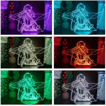 Attack on Titan 3D 7 Color Lamp Touch Lampe Nightl...