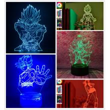Dragon Ball anime 3D 7 Color Lamp Touch Lampe Nigh...