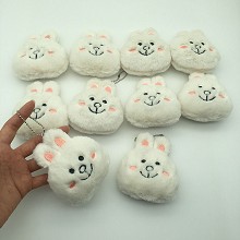 4inches LINE Bunny Cony anime plush dolls set(10pc...