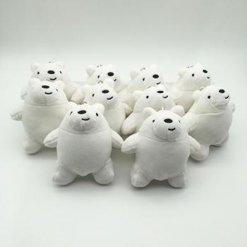 4.8inches We Bare Bears plush dolls set(10pcs a set)