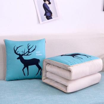 Cartoon anime customize pillow blanket cushion summer air quilt