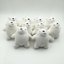 4.8inches We Bare Bears plush dolls set(10pcs a se...