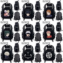 Jujutsu Kaisen anime canvas backpack bag