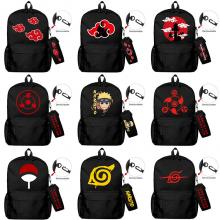 Naruto anime backpack bag + pen bag