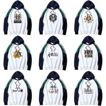 One Piece anime cotton thin sweatshirt hoodies clothes