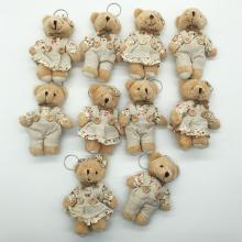 Teddy bear plush dolls set(10pcs a set) 11CM