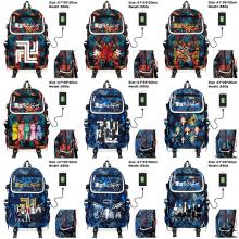 Tokyo Revengers anime canvas camouflage backpack b...