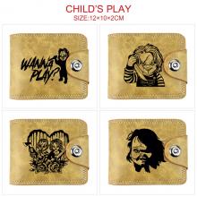 Child's Play Chucky buckle wallet