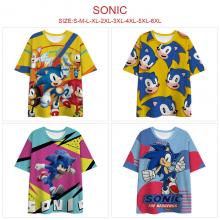 Sonic The Hedgehog game short sleeve t-shirt