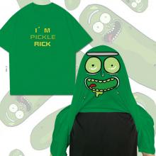 Rick and Morty anime funny cotton t-shirt