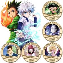 Hunter x Hunter anime Lucky coin decision coin collect coins