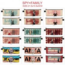 SPY x FAMILY anime PU zipper pen case pencil bag