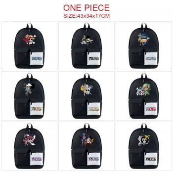 One Piece anime nylon backpack bag
