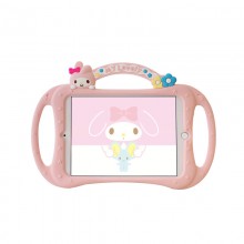Kuromi Melody Cinnamoroll Kitty Silicon Stand Cover for IPad Pro 7th 8th 10.2 tablet case shell+Lanyard