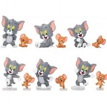 Tom and Jerry anime figures set(6pcs a set)(OPP bag)