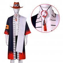 One Piece ACE kimono cosplay cloth dress costume s...