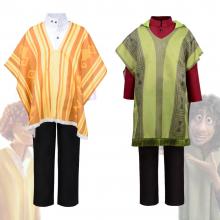 Encanto Bruno cosplay cloth dress costume set