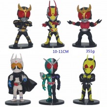 Kamen Rider anime figures set(6pcs a set)(OPP bag)