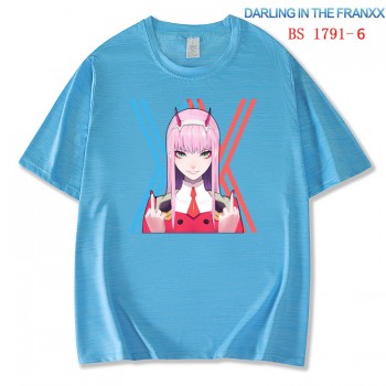 Darling in the FranXX 02 anime mercerized Ice cotton t-shirt