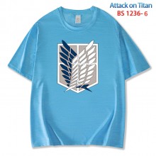 Attack on Titan anime mercerized Ice cotton t-shirt
