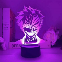 Bleach anime 3D 7 Color Lamp Touch Lampe Nightlight+USB