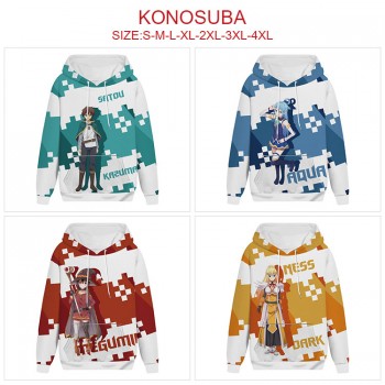 Kono Subarashii Sekai ni Shukufuku wo long sleeve hoodie sweater cloth