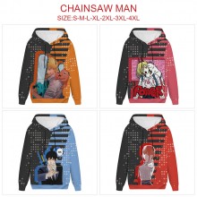 Chainsaw Man anime long sleeve hoodie sweater cloth
