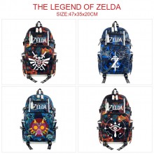 The Legend of Zelda game USB camouflage backpack school bag