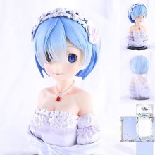 Re:Life in a different world from zero wedding rem head anime figure