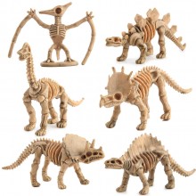 3D Skeleton Dinosaur DIY Dinosaur Bone Model Figures set(12pcs a set)