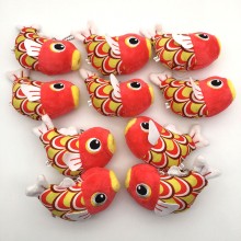 4.8inches koi fish anime plush dolls set(10pcs a set)