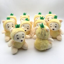 5inches Winnie the Pooh anime plush dolls set(10pcs a set)
