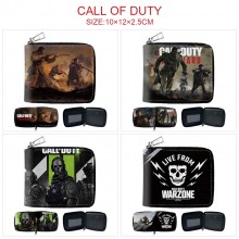 Call Of Duty game zipper wallet purse
