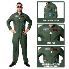 Top Gun Movie Cosplay American Airforce Uniform Halloween Costumes Cloth