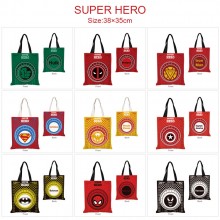 Super Hero Iron Spider Super Man Batman shopping bag handbag